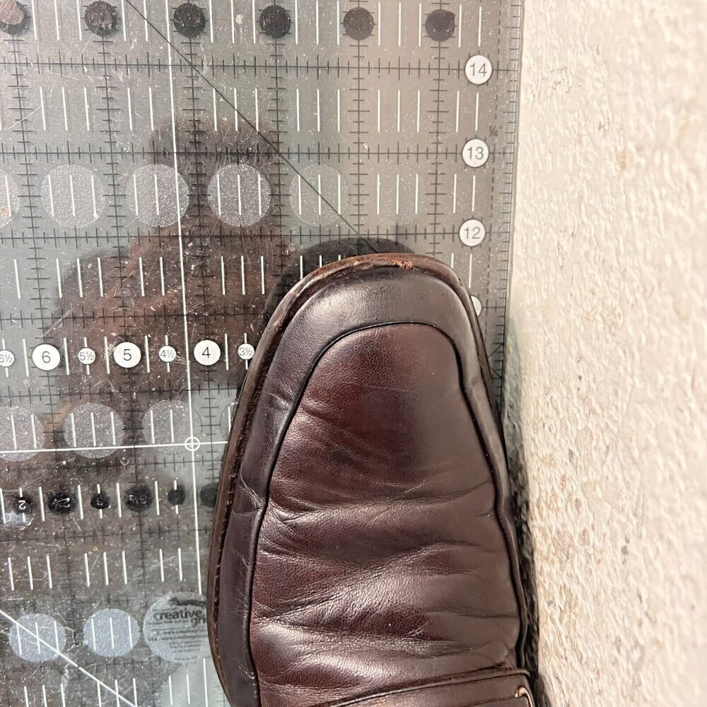 Ermenegildo Zegna Men Size 9D Brown Leather Penny Loafers Slip On Dress Shoes - Picture 16 of 16